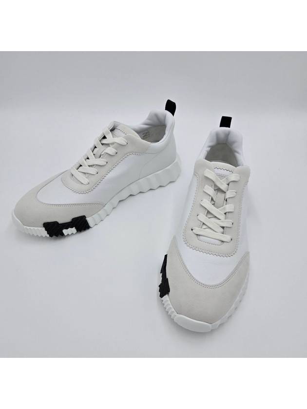 Bouncing Low Top Sneakers White - HERMES - BALAAN 11