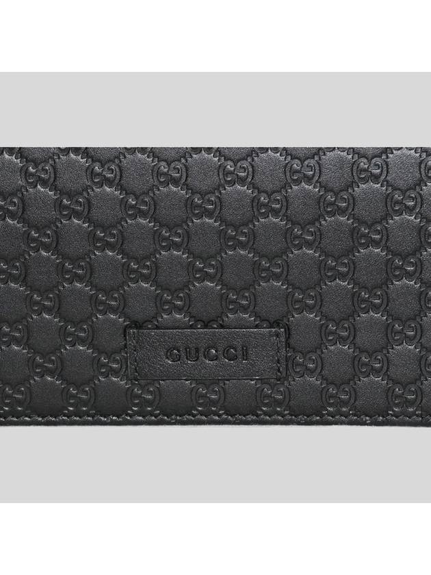 Microssima Strap Wallet Cross Bag Black - GUCCI - BALAAN 3