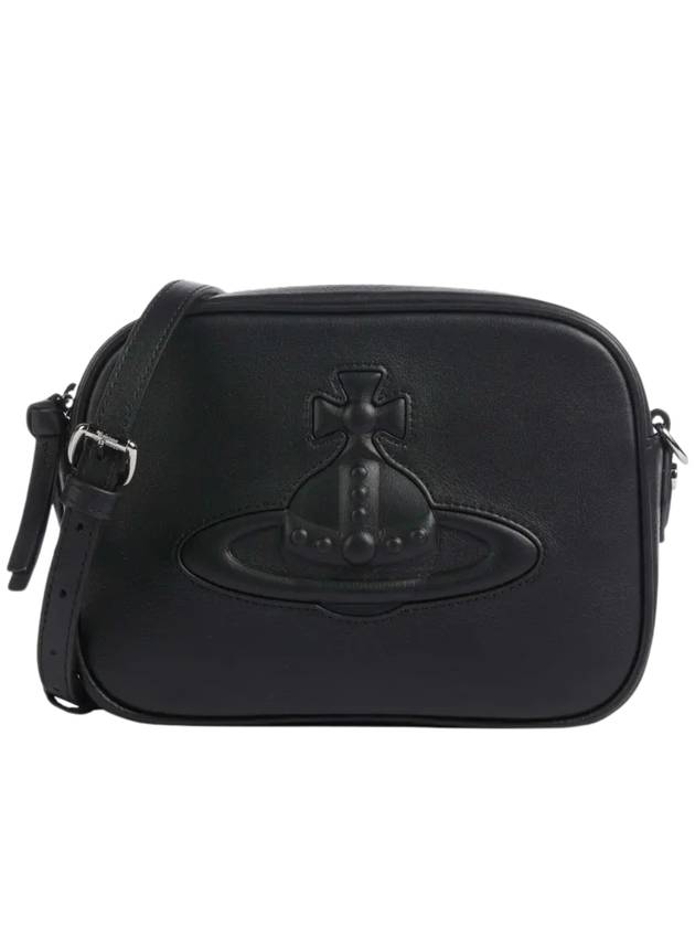 Anna Leather Cross Bag Black - VIVIENNE WESTWOOD - BALAAN 1