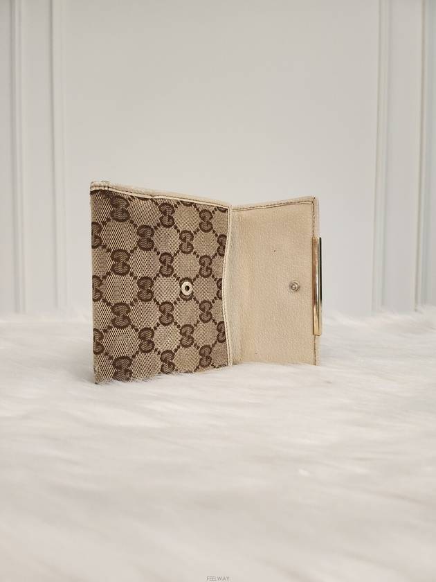 Daol Beomeo Branch GG Supreme Jacquard Half Wallet 112664 Condition B - GUCCI - BALAAN 3