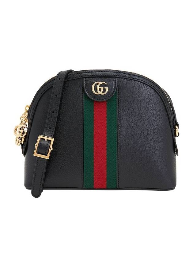 Ophidia Small Leather Shoulder Bag Black - GUCCI - BALAAN 1