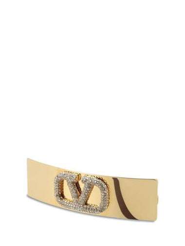 logo hair clip gold - VALENTINO - BALAAN 1