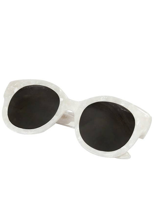 Round Sunglasses GG0207S IVORY GUA004 - GUCCI - BALAAN 2