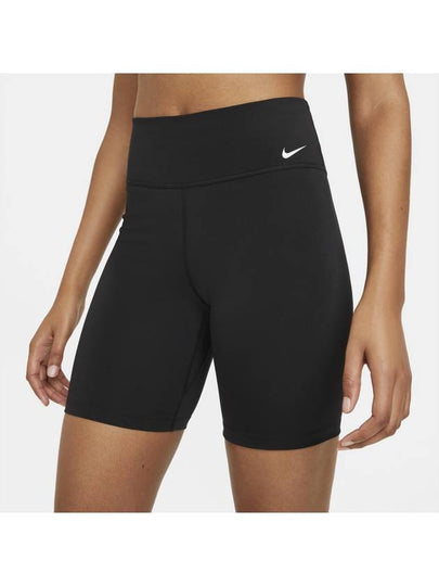 Women's Mid-Rise 7Inch Biker Shorts Black - NIKE - BALAAN 2