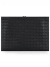 Men’s Document Large Clutch Bag Black - BOTTEGA VENETA - BALAAN 2