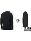 Men 11CMKN102A Lens Crew Neck Knit Black - CP COMPANY - BALAAN 7