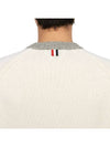 Wool 4 Bar Pullover Knit Top Beige - THOM BROWNE - BALAAN 8