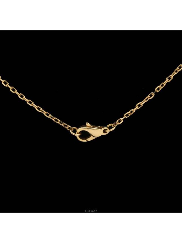 Daejeon Used Luxury Goods JPN00550 Quattro White Mini Ring 18K Gold Diamond Necklace - BOUCHERON - BALAAN 6