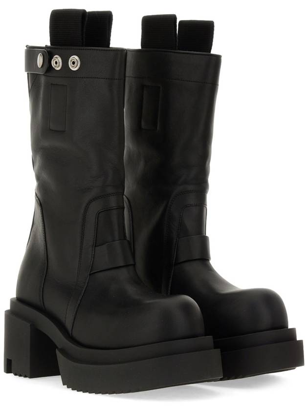 LEATHER BOOT - RICK OWENS - BALAAN 3