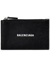 Logo Print Cash Card Wallet Black - BALENCIAGA - BALAAN 6