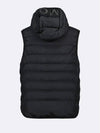 Nubiera Logo Down Vest Black - MONCLER - BALAAN 3