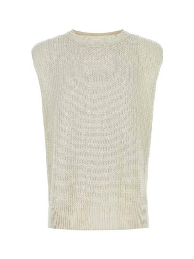 Common Knit Sleeveless White - ISSEY MIYAKE - BALAAN 1