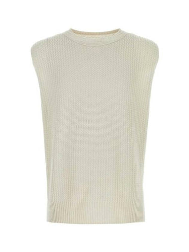 Common Knit Sleeveless White - ISSEY MIYAKE - BALAAN 1