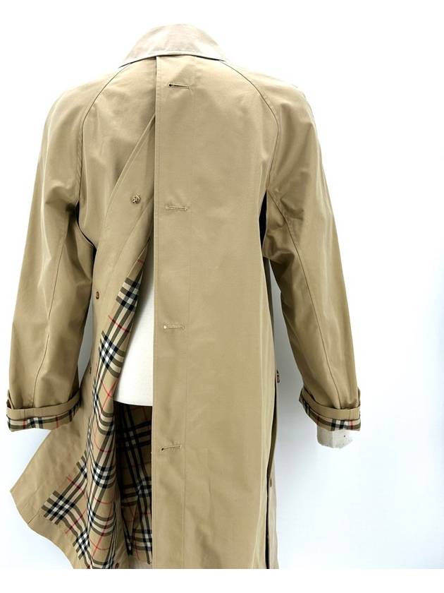 Designer back open cut trench coat - BURBERRY - BALAAN 7