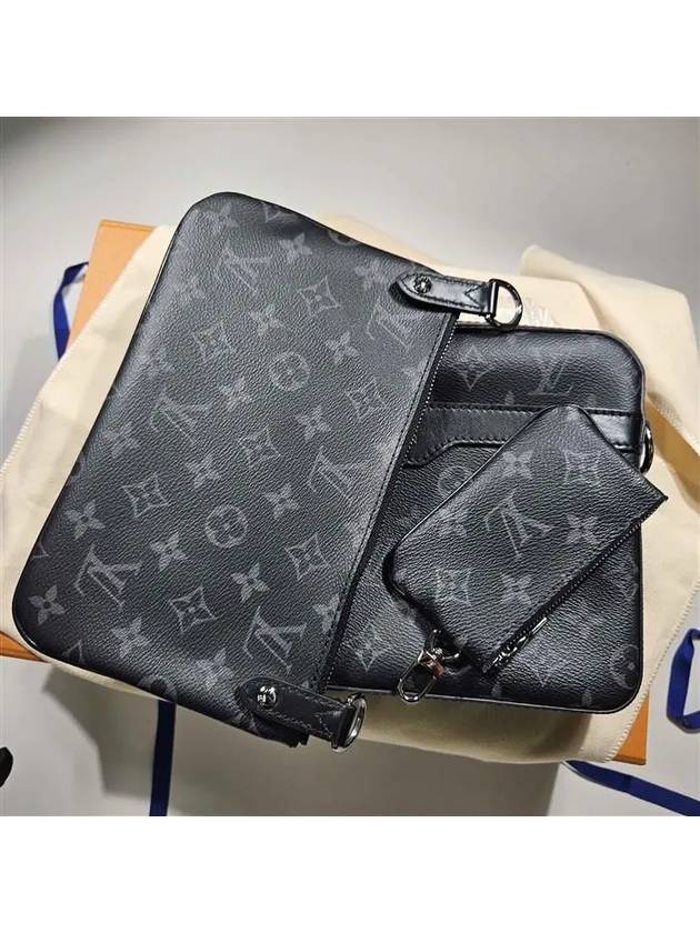 Trio Messenger Bag Grey - LOUIS VUITTON - BALAAN 3