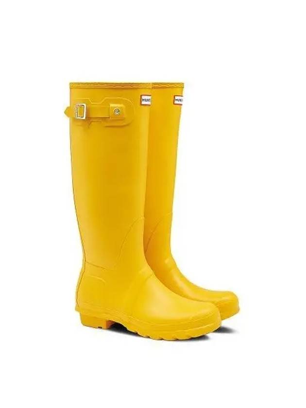 Women's Original Tall Rain Boots Yellow - HUNTER - BALAAN 2