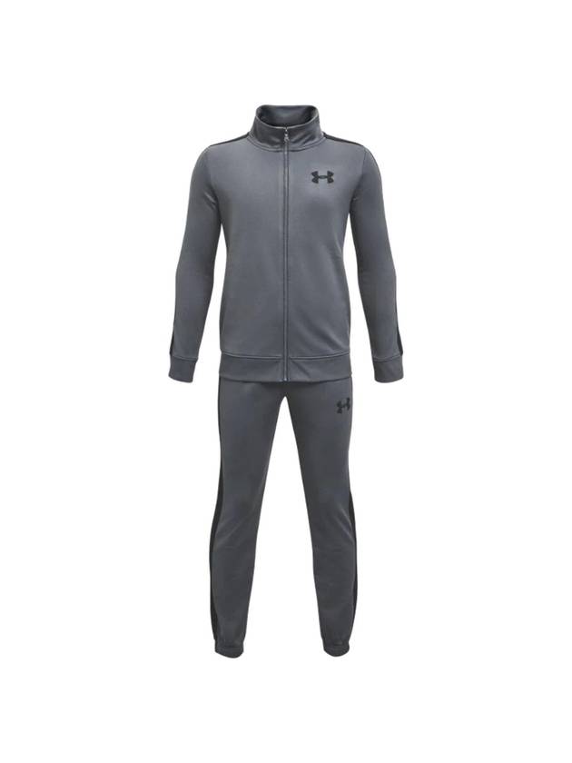 Men's Rival Knit Tracksuit Peach Grey - UNDER ARMOUR - BALAAN 1