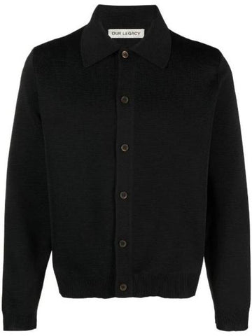 Evening Polo Cardigan Black - OUR LEGACY - BALAAN 1