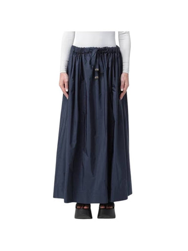 Claire Skirt Pleated Skirt Navy - S MAX MARA - BALAAN 1