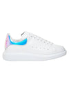 Oversized Low Top Sneakers White Iridescent - ALEXANDER MCQUEEN - BALAAN 1