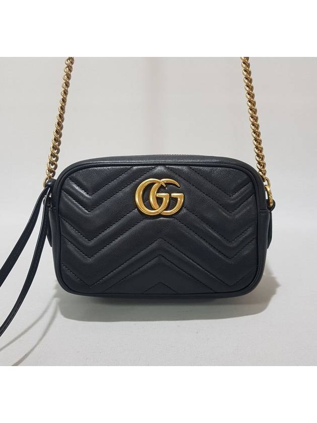 GG Marmont Matelasse mini chain cross bag 448065 - GUCCI - BALAAN 2