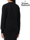 Logo Patch Cardigan Black - VIVIENNE WESTWOOD - BALAAN 7