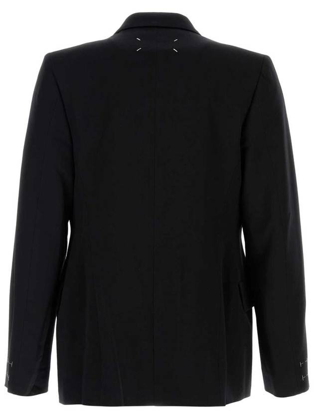 double breasted jacket black - MAISON MARGIELA - BALAAN 3