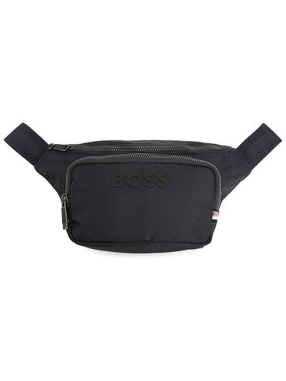 Catch 3.0 Logo Stripe Strap Belt Bag Dark Blue - HUGO BOSS - BALAAN 2