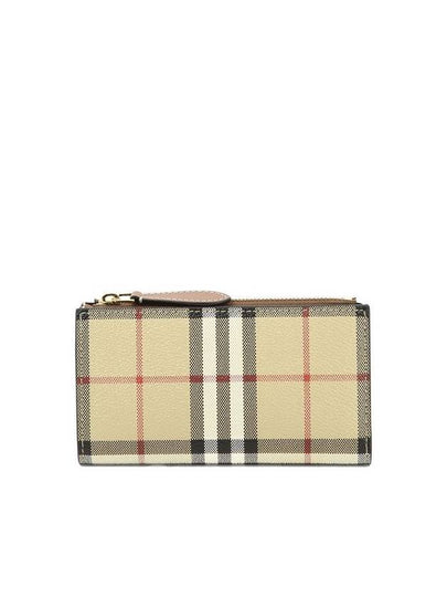 Check Bifold Wallet Beige - BURBERRY - BALAAN 2