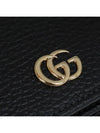 GG Marmont Leather Half Wallet Black - GUCCI - BALAAN 8