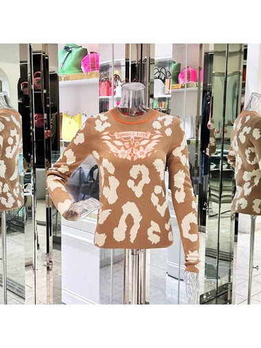 Hermes Jungle Love Pullover 34 Light Brown Beige 4HA0399 - LOUIS VUITTON - BALAAN 1