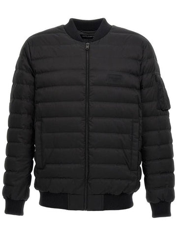 Dolce & Gabbana Padded Bomber Jacket - DOLCE&GABBANA - BALAAN 1