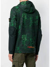 Men's Wappen Patch Camo Zip Up Hoodie Green - STONE ISLAND - BALAAN 9