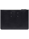 Stitch Zipper Clutch Bag Black - MAISON MARGIELA - BALAAN 2