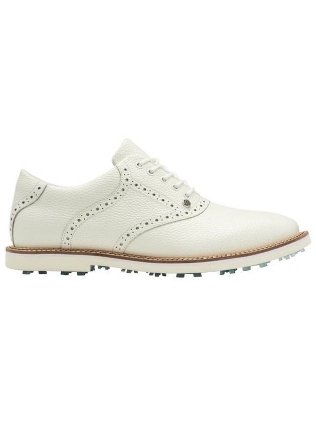 Men's Saddle Gallivanter Spikeless Golf Shoes Snow - G/FORE - BALAAN 1