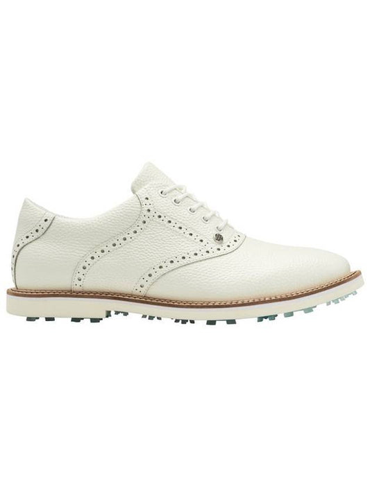 Men's Saddle Gallivanter Spikeless Golf Shoes Snow - G/FORE - BALAAN 1