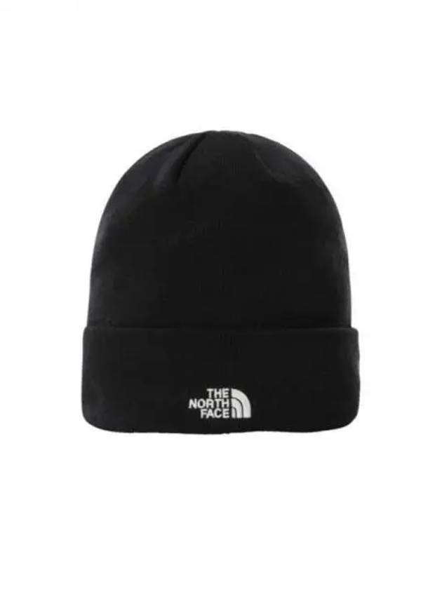 Norm Embroid Logo Beanie Black - THE NORTH FACE - BALAAN 2