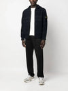 Men's Wappen Patch Zip-up Jacket Navy - STONE ISLAND - BALAAN 6