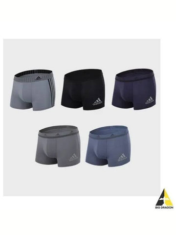 adidas UNDERWEAR Performance Mesh Draws 5 Pack A - ADIDAS - BALAAN 1