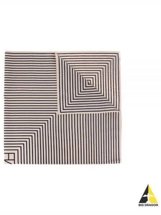 Signature Monogram Square Scarf Cream - TOTEME - BALAAN 2