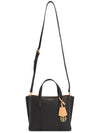 Perry Triple Compartment Small Tote Bag Black - TORY BURCH - BALAAN 8