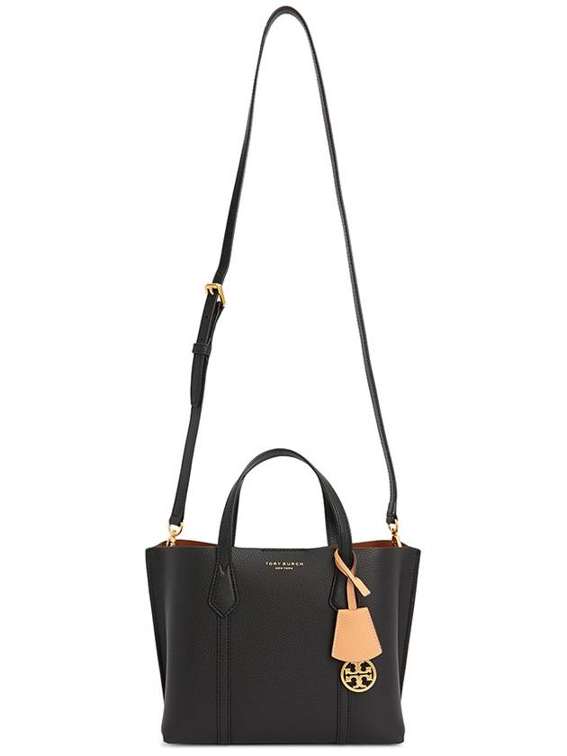 Perry Triple Compartment Small Tote Bag Black - TORY BURCH - BALAAN 8