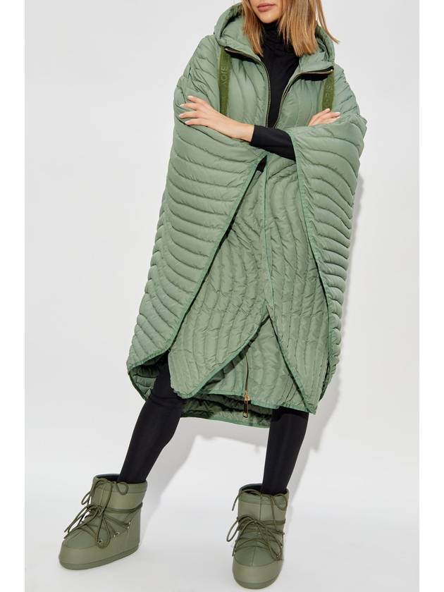 Khrisjoy Poncho With Hood, Women's, Green - KHRISJOY - BALAAN 2