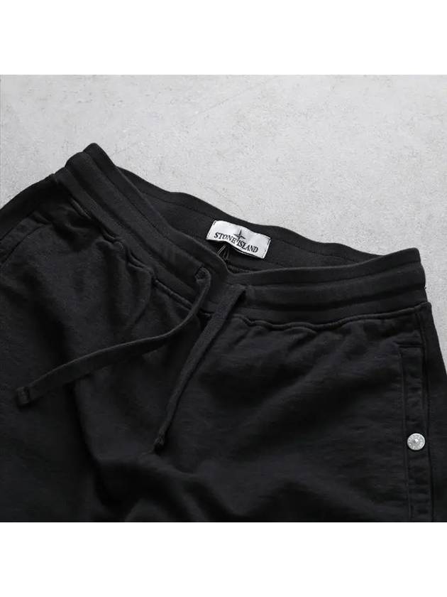 Wappen Patch Old Regular Fit Shorts Black - STONE ISLAND - BALAAN 7