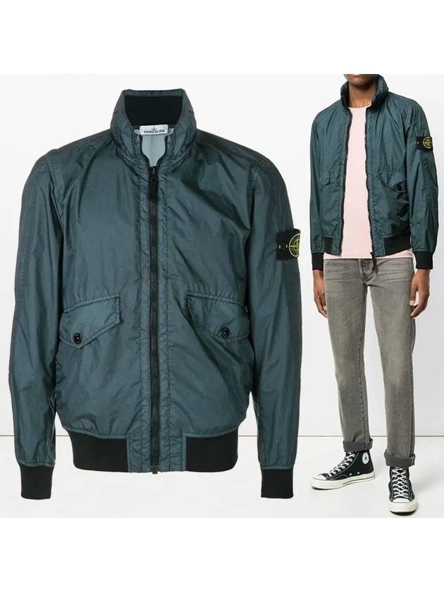 Waffen Patch Bomber Jacket Deep Blue - STONE ISLAND - BALAAN 2