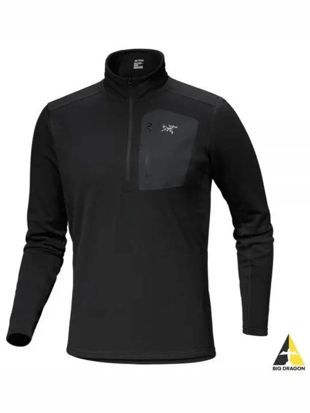 ARC TERYX RHO HEAVYWEIGHT ZIP NECK M ATOFMX6266BLK - ARC'TERYX - BALAAN 1