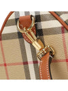 Medium Check Bowling Tote Bag Archive Beige Briar Brown - BURBERRY - BALAAN 9