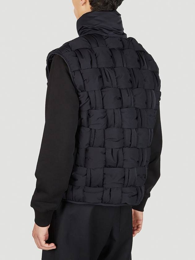 Intrecciato Tech Nylon Vest Black - BOTTEGA VENETA - BALAAN 7