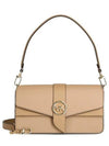 Greenwich Saffiano Medium Shoulder Bag Beige - MICHAEL KORS - BALAAN 2