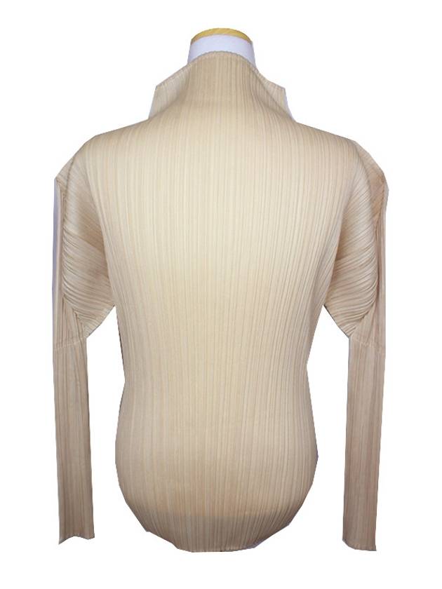 Issei beige stingray pleated top 3 - ISSEY MIYAKE - BALAAN 2